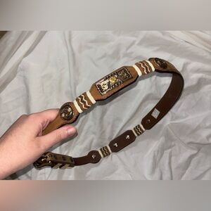 Acredale saddlery leather belt size 34 inches